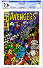 Avengers #80 CGC 9.6 1970 4391258011 1st app. Red Wolf