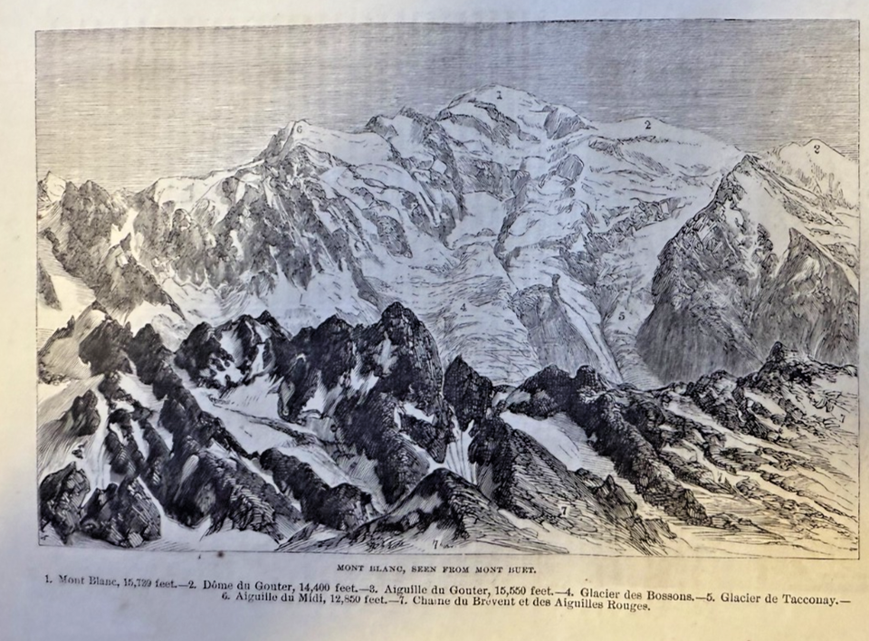 Stéréovue Ancienne Mont Blanc - Grands Mulets - Photo 1900 - Tirage Argentique
