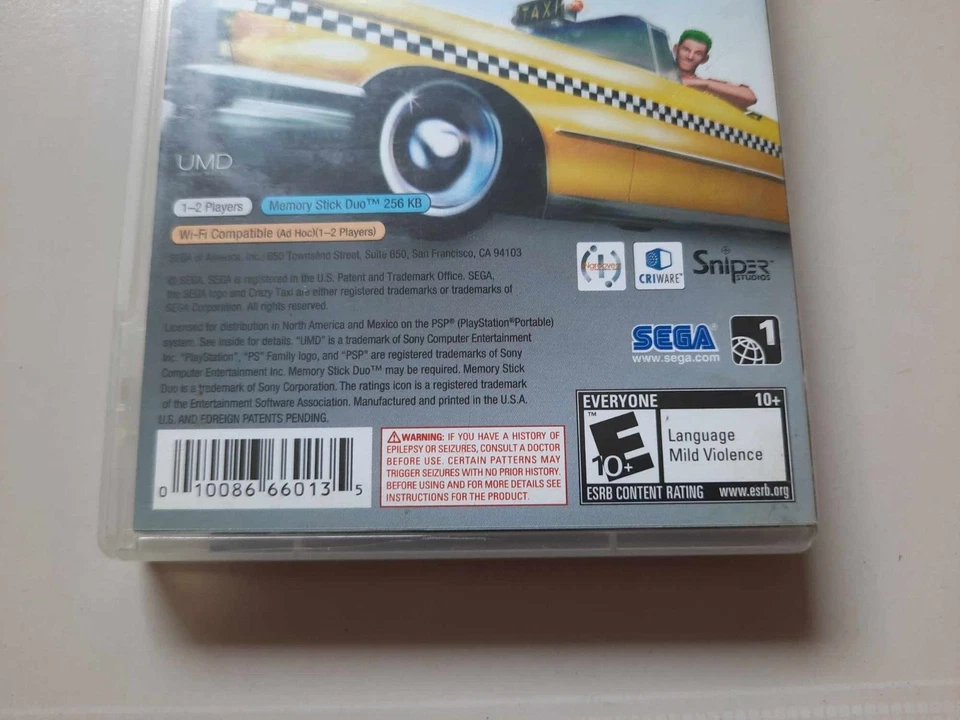Sony PSP Crazy Taxi Fare Wars Complete With Manual Tested - Image 3 of 4