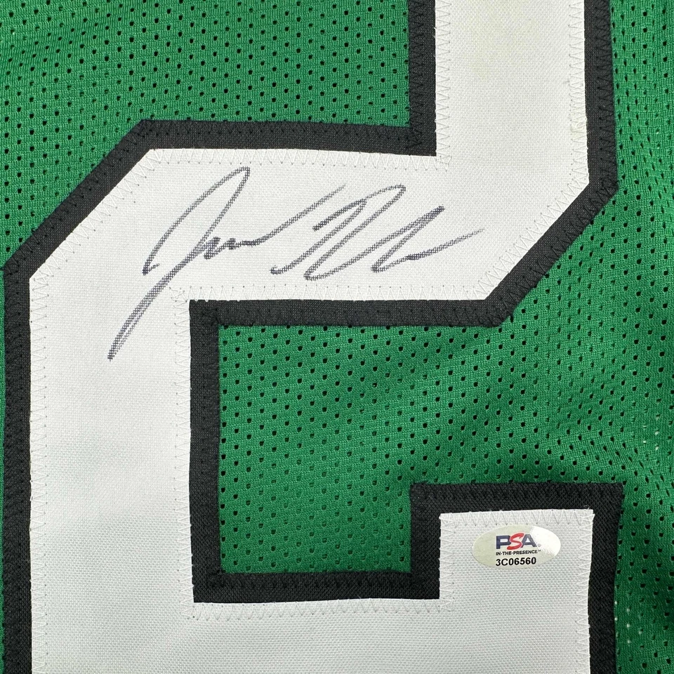 Autographed/Signed Jason Kelce Philadelphia Kelly Green Jersey PSA/DNA COA - Image 3 of 4