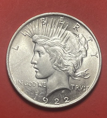 1922 P Peace Silver Dollar, Choice to Gem Uncirculated