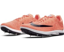 Nike Zoom Streak LT Spike Flat Track  Field Bright Mango Mens Sz 9 AQ3610-800