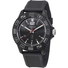 Image of Mens Wristwatch NAUTICA WAVEMAKERS NAPWVF303 Silicone Black