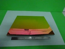 OPTICAL INFRARED COATED WINDOW FILTER GLASS TRUNCATED LASER OPTICS AS IS B#X8-77