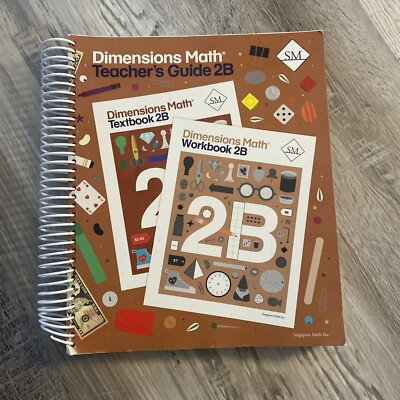 Dimensions Math Teacher's Guide 2B (Spiral)