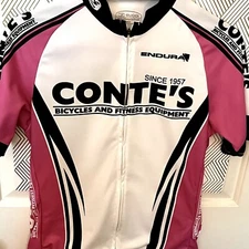 Sugoi Womens Cycling Jersey Shirt Medium Contes Pink Canada Back Pocket Zippered