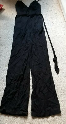 Gorgeous Black Sheike Playsuit Size (Suit Size XS, S, 8)