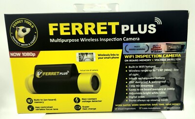 Ferret Plus CFWF50P Multipurpose Wireless Inspection Camera Waterproof New