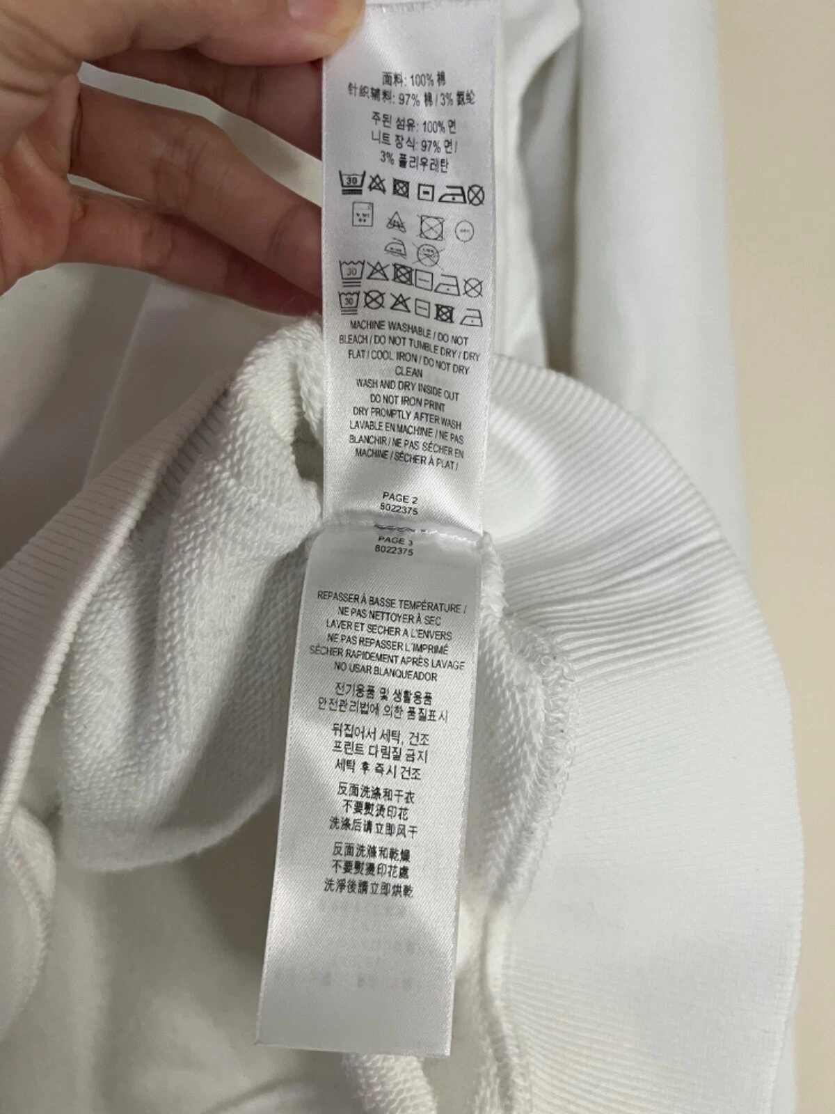 Felpa con cappuccio autentica Burberry nuova senza etichette taglia large