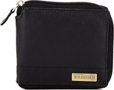 New Premium Quality Bi-fold Leather Wallet for Men Black Colour