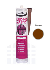 2 x BUILDING MASTIC GENERAL PURPOSE EXTERIOR ADHESIVE SEALING POINTING MASTIC