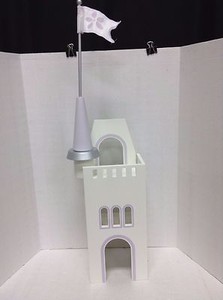 Pottery Barn Kids Fairy Princess Wood Doll Castle Tower Toy Play