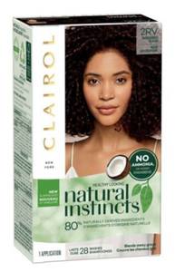 Clairol Natural Instincts Semi Permanent Hair Dye Burgundy ...