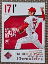 2018 Panini Chronicles #1 SHOHEI OHTANI RC Artist Proof 10/10 Another Slice...