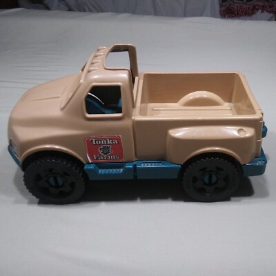 Vintage Hasbro Tonka Farms Green Pickup Truck 12