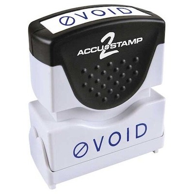 Accu-Stamp2 038849 Microban Message Stamp, Void, 3/8''