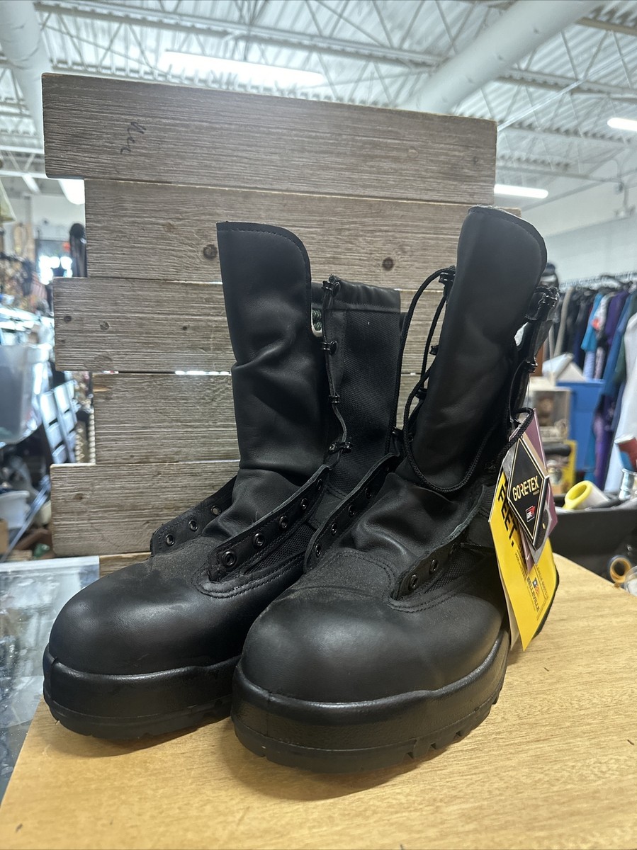 未使用品　米軍　BELLEVILLE GORE−TEX US9.5W27.5cm Belleville Genuine Military Black Goretex Waterproof Boots Non-Ins