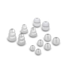 Standard 3.5mm Eartips for Earphones 6 Pairs Clear 