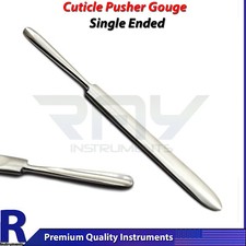 Manicure Pedicure Cuticle Pusher Gouge Remover Tool Clean Nail Art Care Trimmer