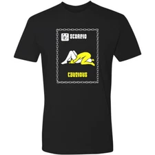 Retro Novelty Tee T Shirt Erotic Astrology Zodiac Scorpio 70s Van Chopper Tattoo