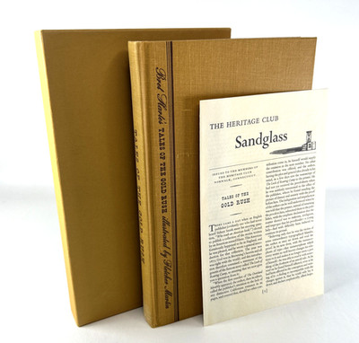 Tales of the Gold Rush Heritage Press Sandglass Printed 1972 Slipcover