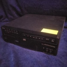 Sony CDP-C322M 5 Disc Carousel CD Player Deck, High Density Linear, No Remote