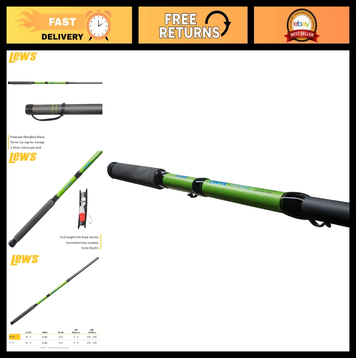 d force fishing pole D-SHOCK SPINNING COMBO foot Heavy Carp Rods We Flew 600 MILES Color:Sandy Bottom Tan