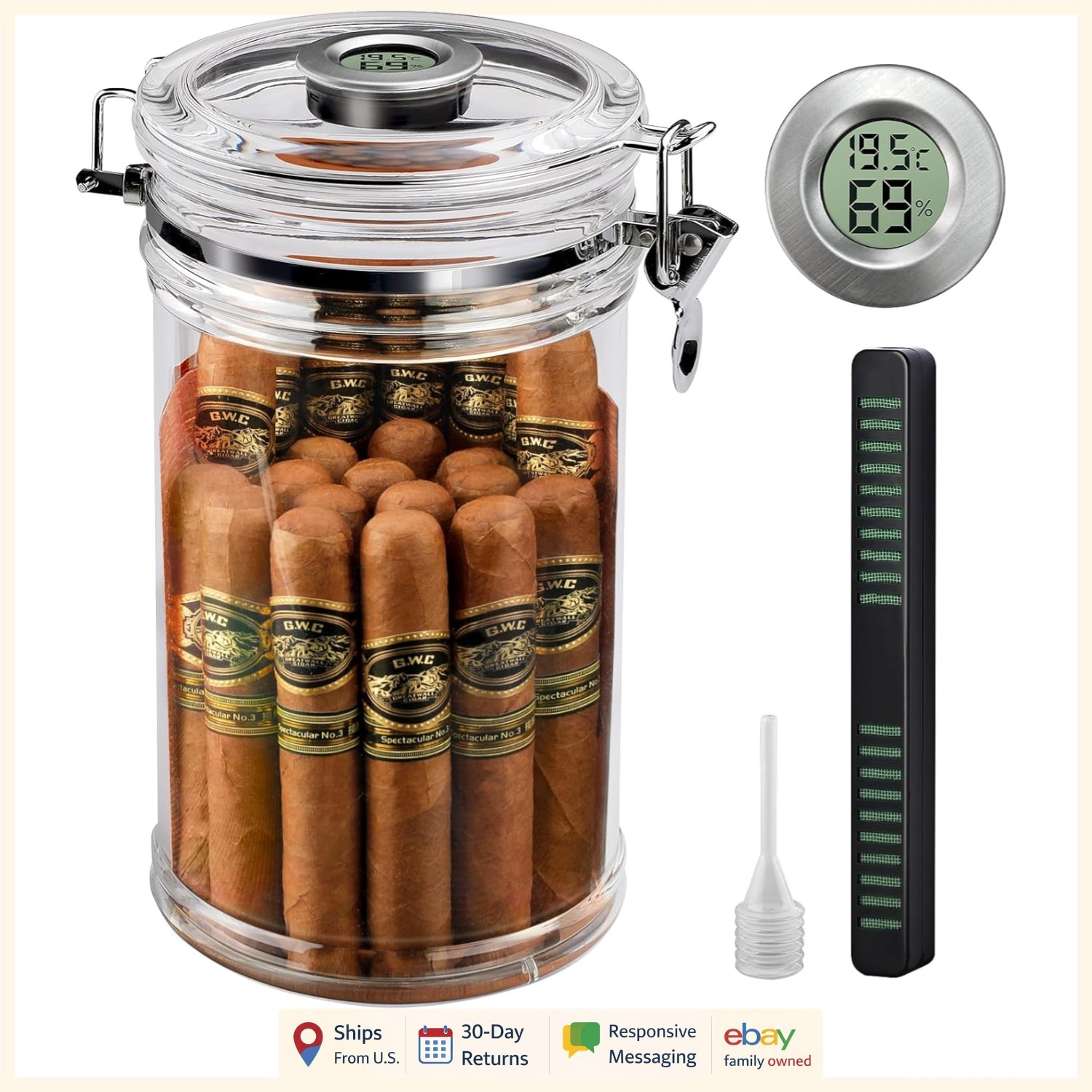 And Hygrometer Included