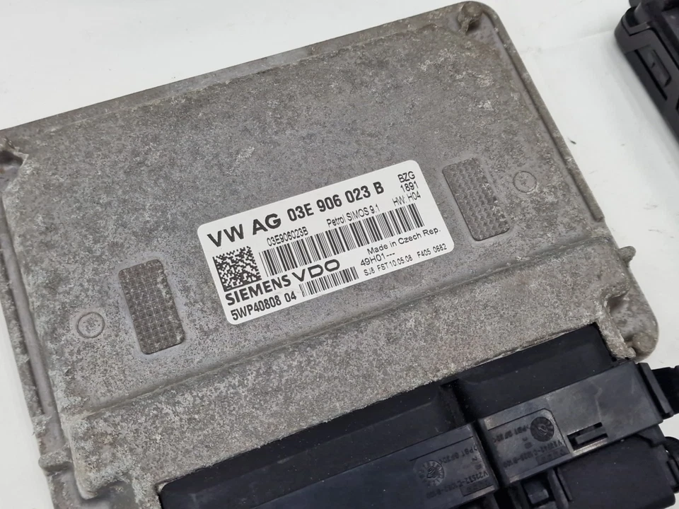 Steuergerät Motor Komplettset für SKODA  FABIA 1.2 Benzin  03E906023B Satz 💯💯 - Image 4 of 4