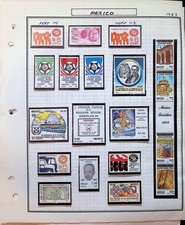 Mexico Modern Collection On Album Pages 1983-1985 MNH