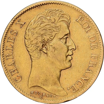 France, Charles X, 40 Francs, 1830, Paris, Or, TTB+, Gadoury:1105, KM:721.1 - Photo 1/2