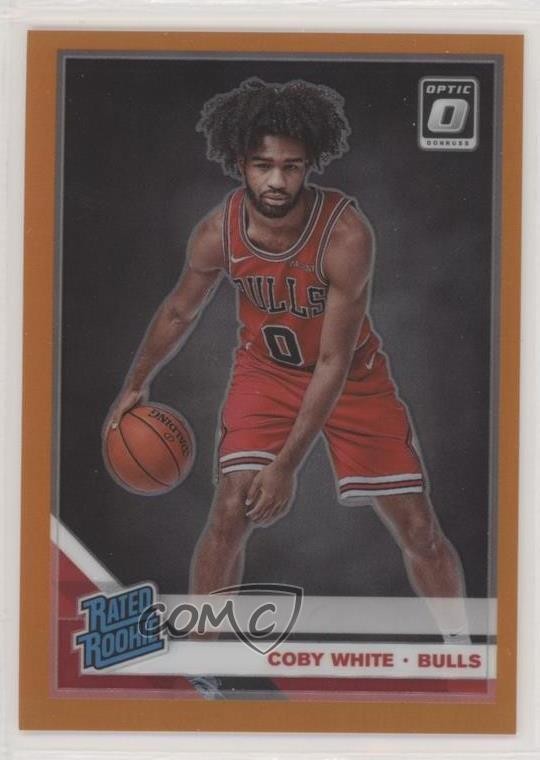 2019 Panini Donruss Optic Rated Rookie Orange Prizm 35/199 Coby White #180 w4l