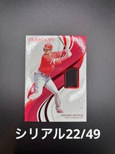 2019 Panini Immaculate Serial 22/49 Shohei Ohtani Jersey Card
