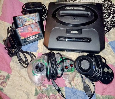 Sega Genesis Black ''MINT CONDITION''  Model 2 Console MK-1631