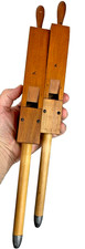Antique Wooden Wood Pipe Organ Whistle Pipes Notes D E Primitive Folk Art