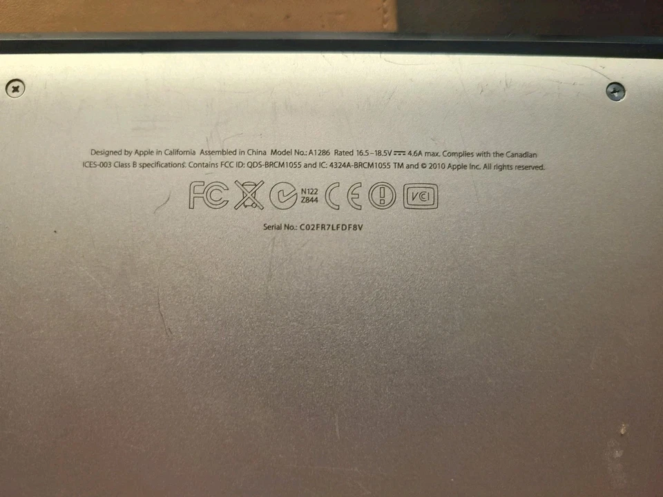 Apple MacBook Pro A1286 15" Laptop - MD318LL/A (2011) - Image 4 of 4