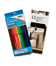 Artists Pencil Drawing Set Charcoal Pencils Colour Pencils Sketching Art