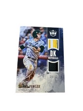 2018 Panini Diamond Kings #DKM-DF Dustin Fowler DK Materials Holo Gold #/49