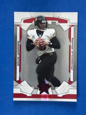 2008 Leaf Rookies & Stars Longevity Ruby #44 David Garrard Jaguars #/249