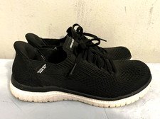 Skechers Women's Slip On Hands Free Swift Fit Shoes - SIZE 6.5 - BLACK