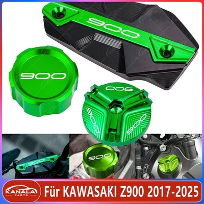 Für KAWASAKI Z900 2017-2025 Motorrad Bremsflüssigkeitsbehälterdeckel Deckel Neu - Bild 1 von 4