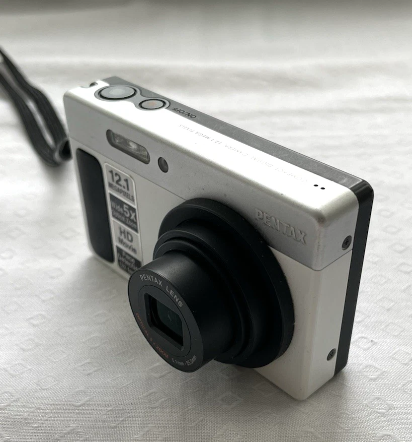 Pentax Optio H 90 Digitalkamera 12.1 MP Silber Weiß Fotokamera mit OVP - Bild 4 von 4