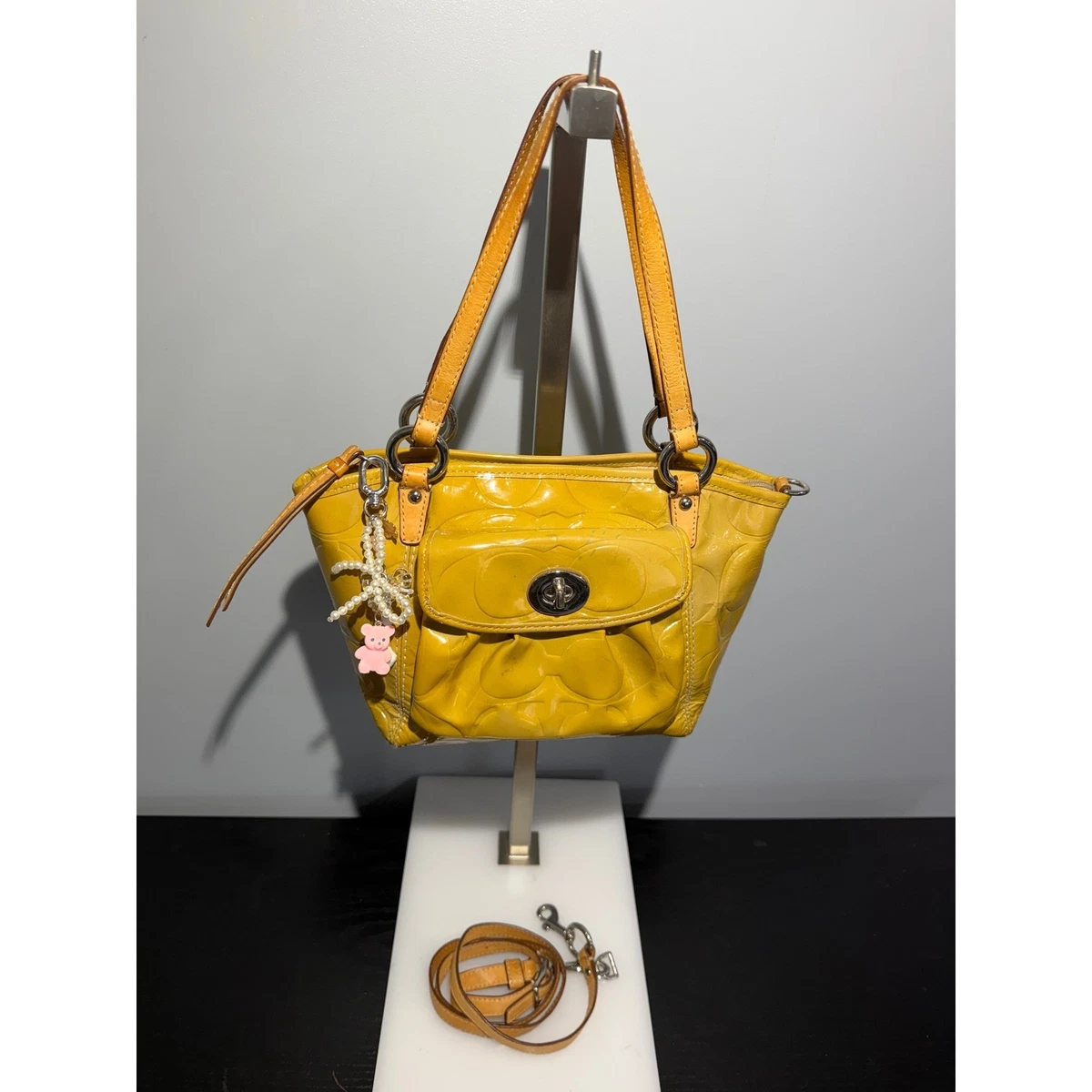 Coach Yellow Patent Bags & Handbags for Women for sale | eBay
