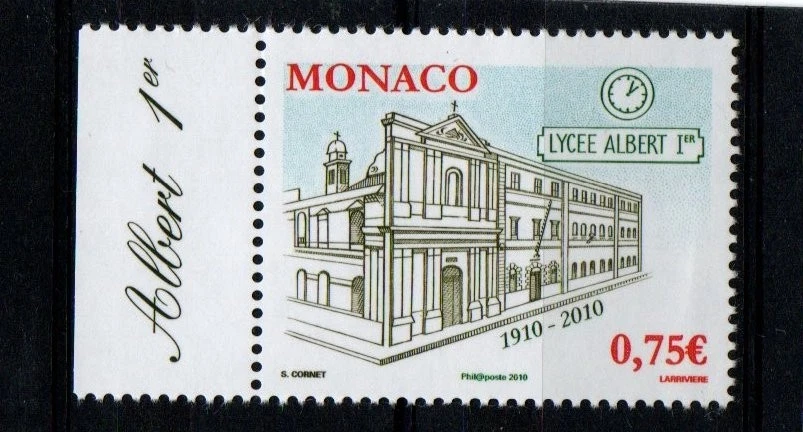 MONACO N° 2754 DE 2010 - CENTENAIRE LYCEE ALBERT 1eR - NEUF** - Photo 1/1