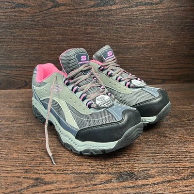 Skechers Women's Work Shoes Size Steel Toe Slip Resistant