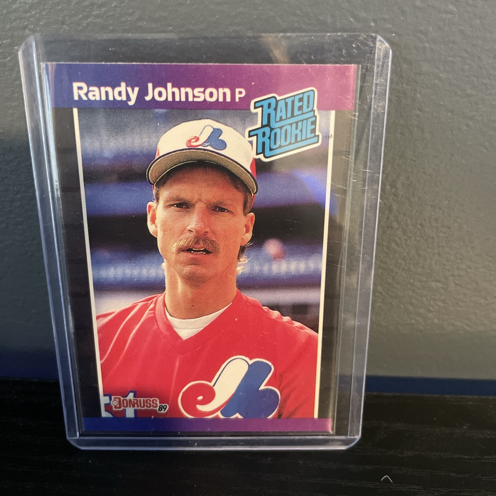 RANDY JOHNSON 1989 Donruss Rated Rookie #42 RC Expos HOF