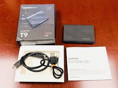 (NO Shipping) Samsung T9 4TB Portable SSD External 2,000MB/S USB 3.2 Gen 2x2