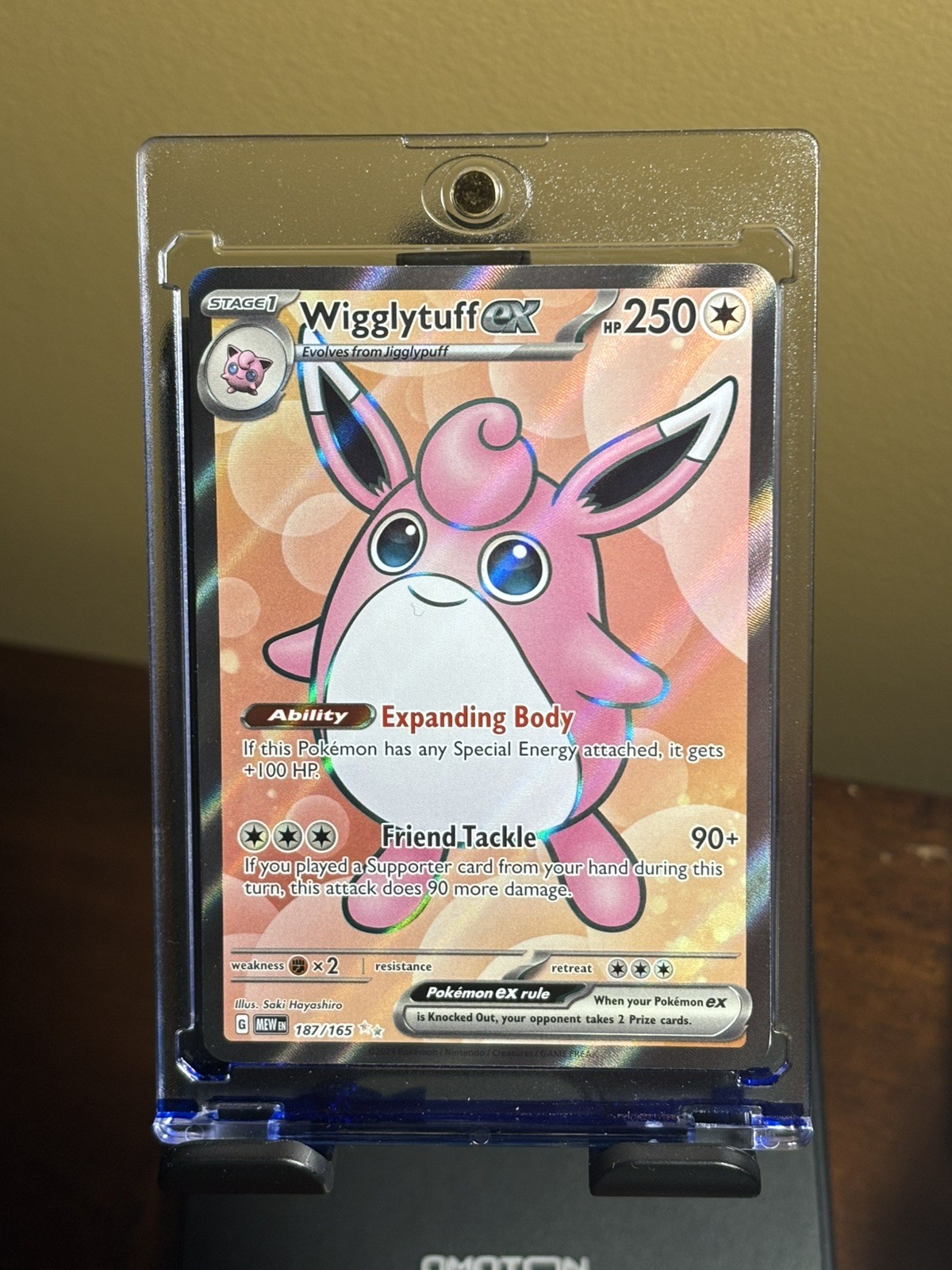 Pokemon SV: Scarlet & Violet 151 Wigglytuff ex #187/165 NM