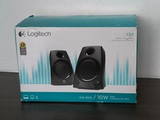 Logitech Z130 10W Speakers Full Stereo Immersive Sound New in Box 