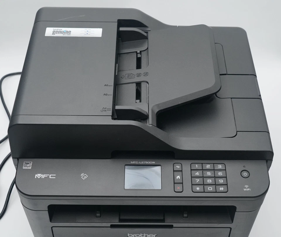 Brother MFC-L2750DW Wireless Black-and-White All-In-One Laser Printer - Image 3 of 4